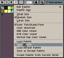 aseprite add color to palette