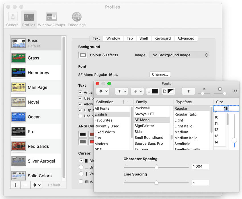 mac increase font size