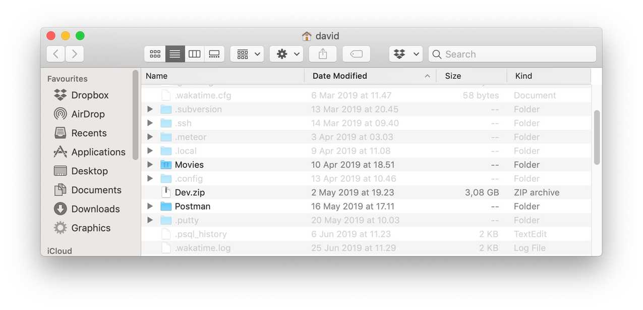 show hidden files mac finder shortcut